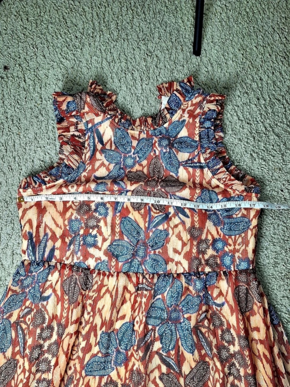 Marie Oliver Floral Multi Coloure Maxi Dress Size XS - Picture 8 of 10